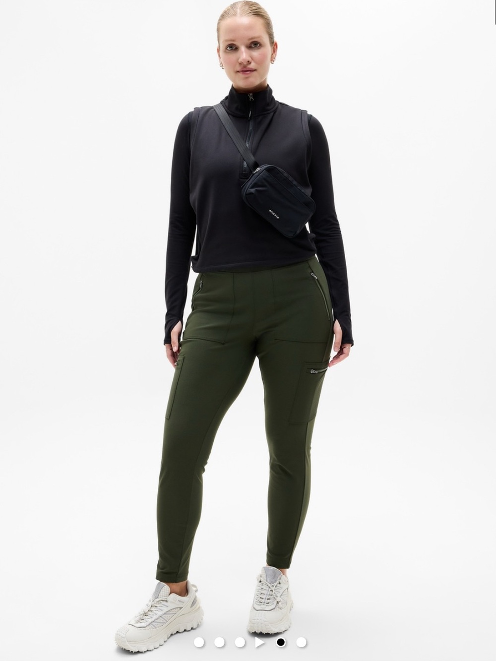Athleta HEADLANDS HYBRID HIGH RISE CARGO LEGGING